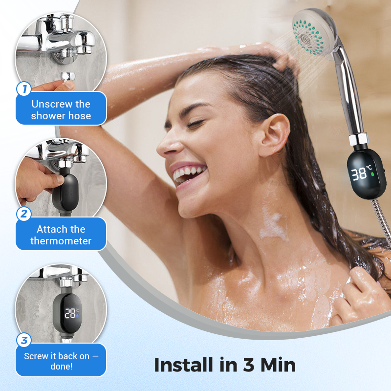 Douchethermometer Waterthermometer voor Veilig Douchen
