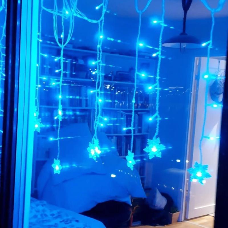 LED Lichtketting Sneeuwvlokken voor Binnen en Buiten