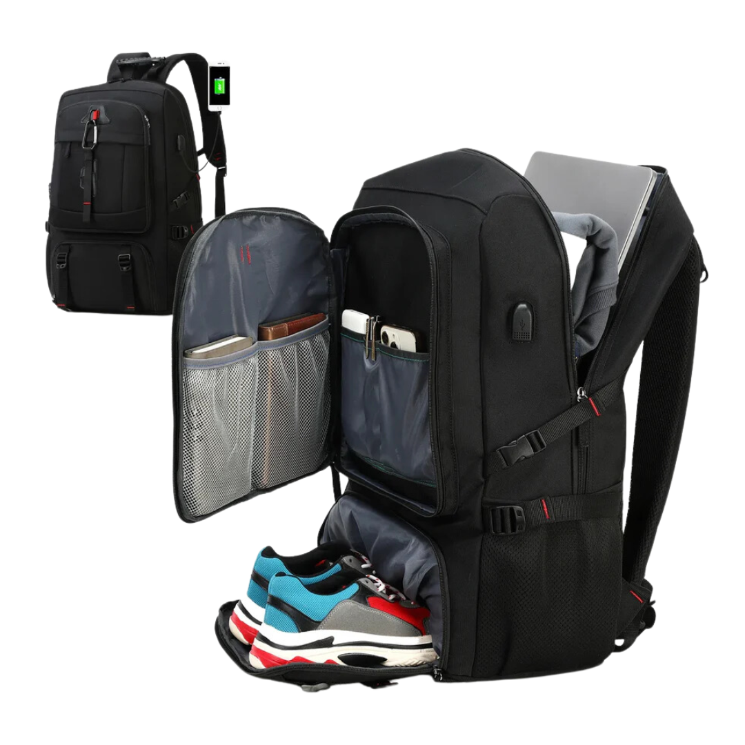 Reisrugzak 50L Waterdicht en Comfortabel voor Outdoor