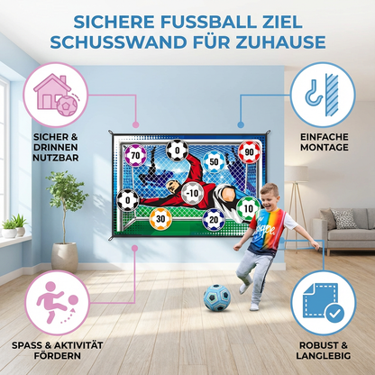 Voetbal Doel Schietwand voor Thuis Gebruik Veilig en Stabilie