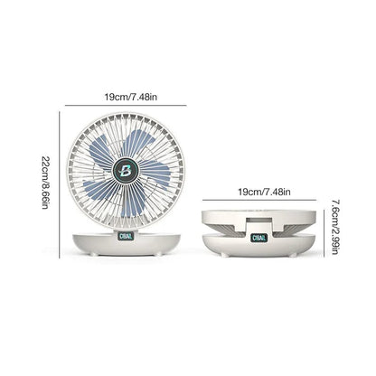 Draagbare Ventilator AeroLux Opvouwbaar en Stil