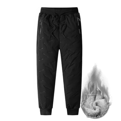 Heren Joggingbroek Fleece Dik Gevoerd met Trekkoord