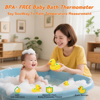 Baby Badthermometer Digitaal met Kleurendisplay en Waarschuwing