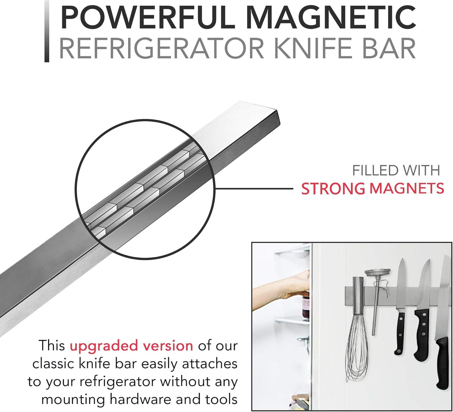 Magneetstrip voor Messen en Gereedschap 14 Inch