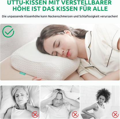 Ergonomisch Nekkussen voor Goed Slapen en Rugondersteuning