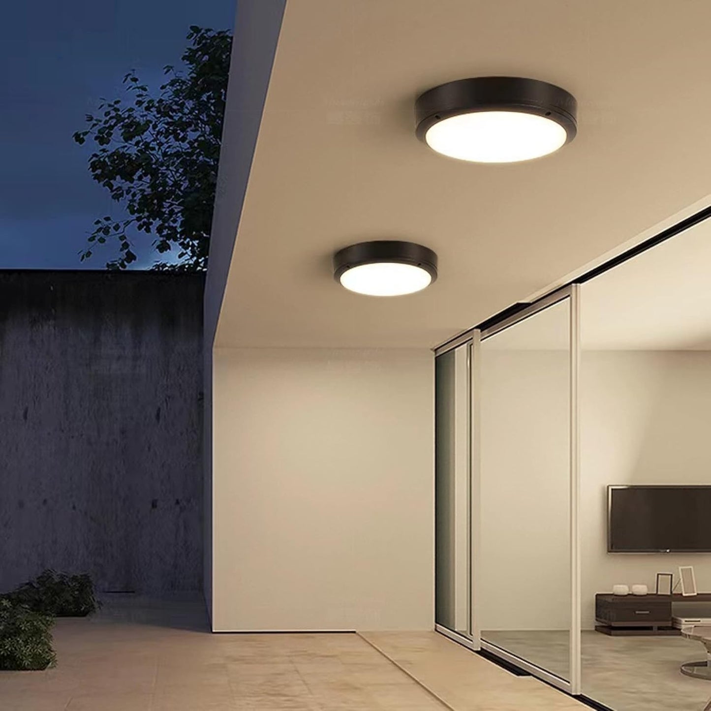 LED Plafondlamp Weerbestendig met Bewegingssensor