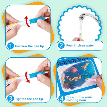 Magisch Water Boek voor Kinderen met Verbeeldingsspel