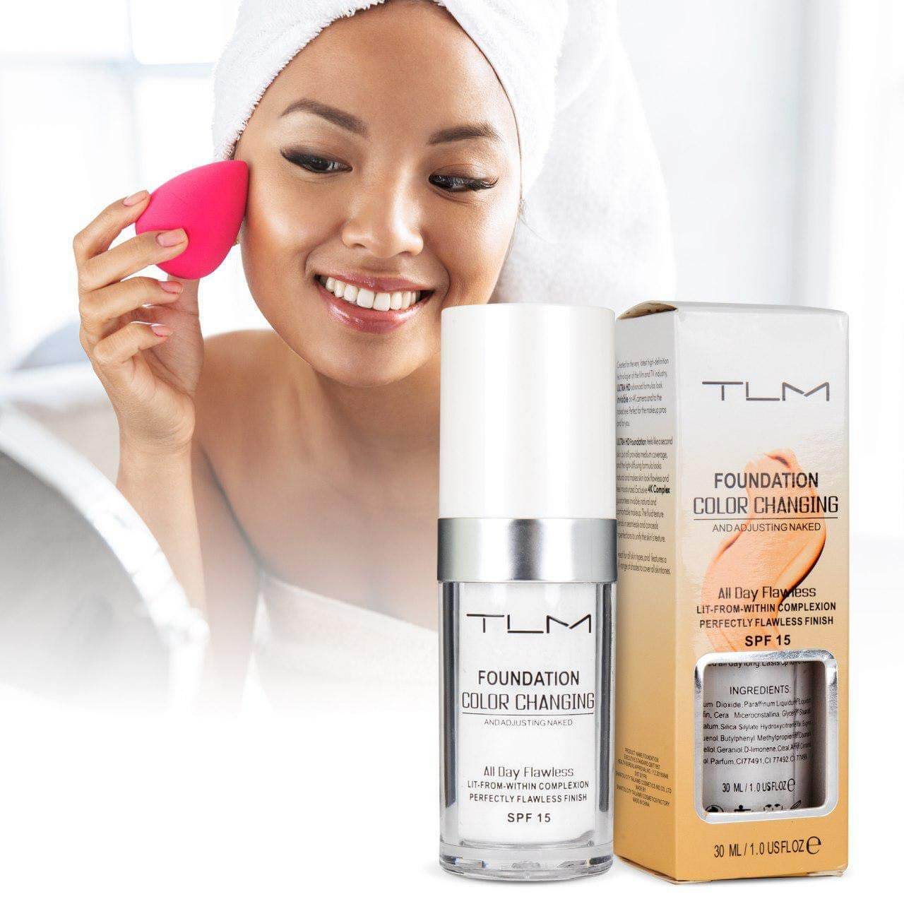 Makeup Foundation Verandering Farge