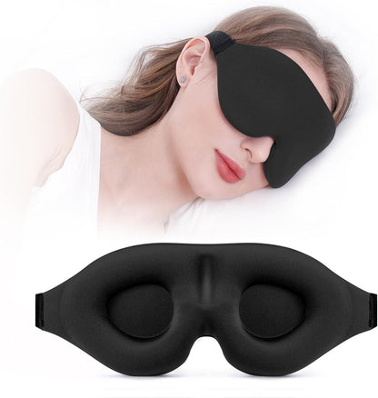 Slaapmasker voor Betere Nachtrust Comfortabel Zwart
