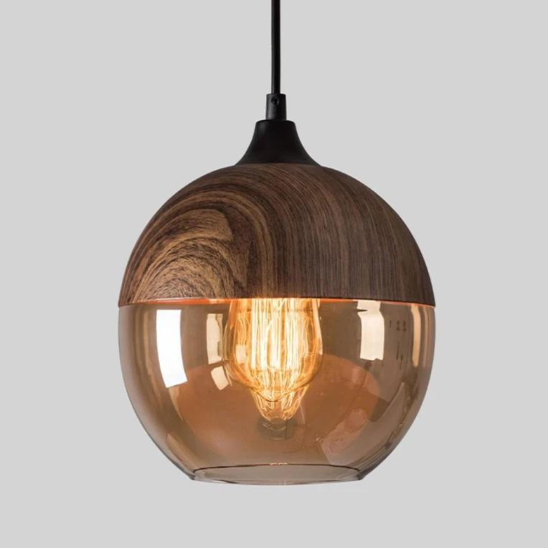 Houten Plafondlamp Scandinavisch Design Warm en Modern