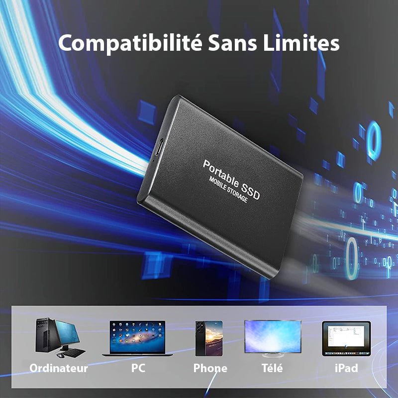 YILILAI Extreme draagbare SSD draagbare en grote capaciteit externe SSD Ultra Speed Mobile Solid State Drive voor laptops desktop (2 TB, zwart YILILAI Extreme draagbare SSD draagbare en grote capaciteit externe SSD Ultra Speed Mobile Solid State Drive voor laptops desktop (2 TB, zwart