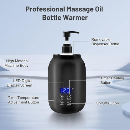 WarmSpa™ – Draagbare Massageolie Verwarmer met Digitale Controle & Snelle Verwarming-3