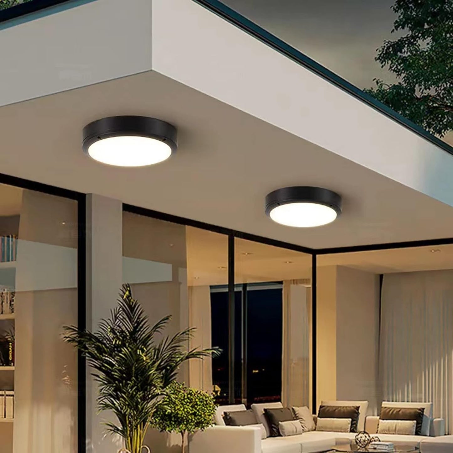 LED Plafondlamp Weerbestendig met Bewegingssensor