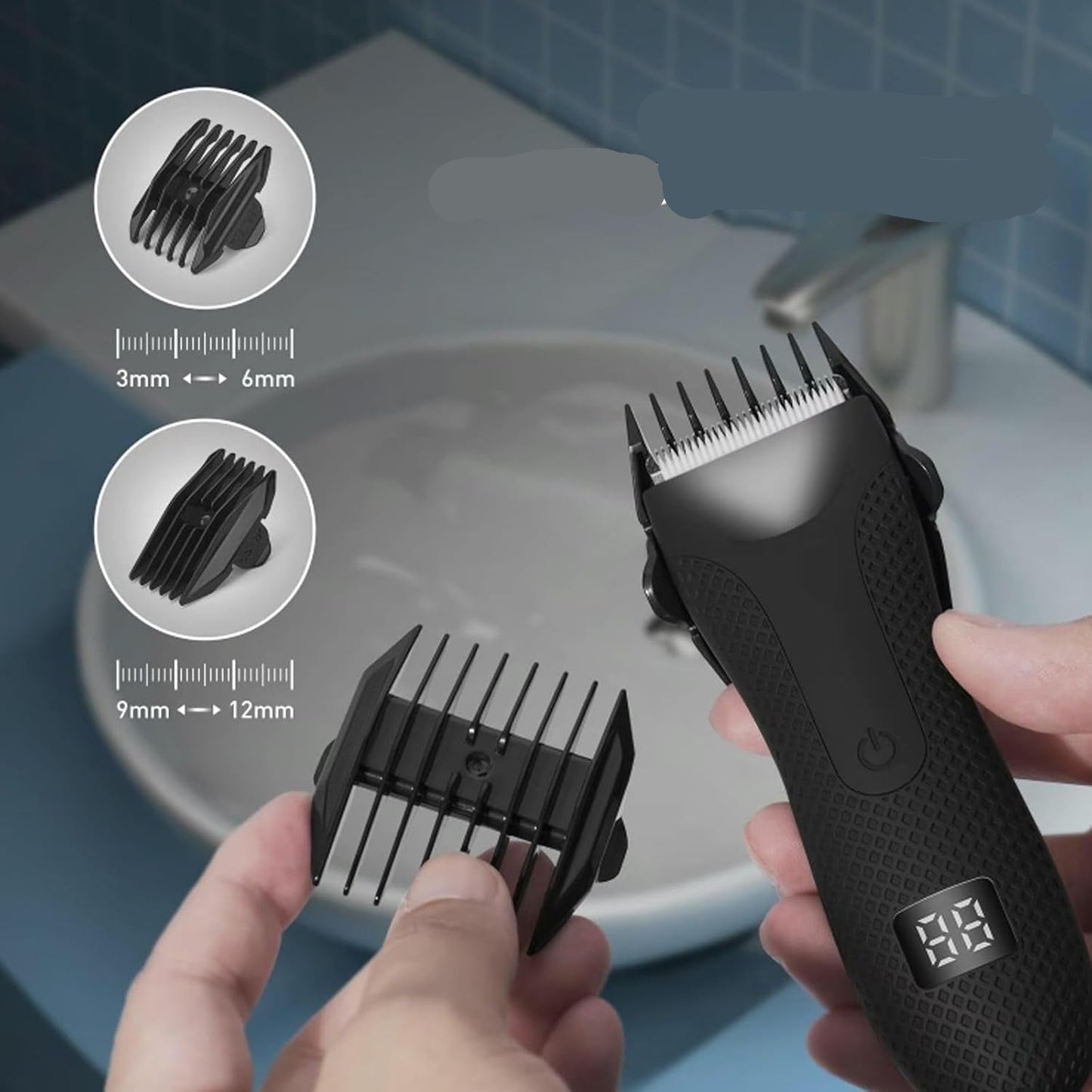 Elektrische Lichaamshaar Trimmer voor Mannen en Vrouwen met Precisie