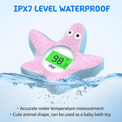 Baby Badthermometer Digitaal met Kleurendisplay en Waarschuwing