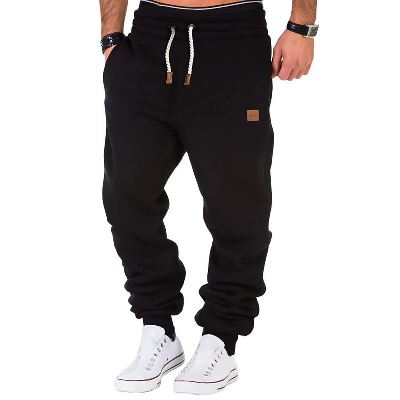 Heren Joggingbroek Zacht Fleece met Elastische Band