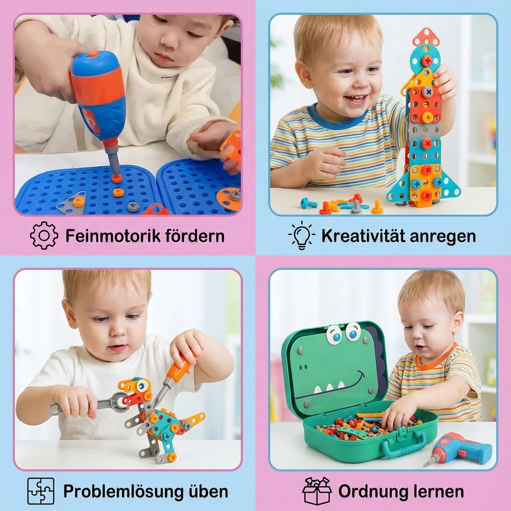 Dino Bouwset Kinderen Creatief Speelgoed