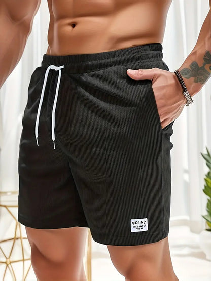 Variant image for Enzo™ – Heren Korte Broek van Corduroy met Verstelbare Taille en Comfort-43