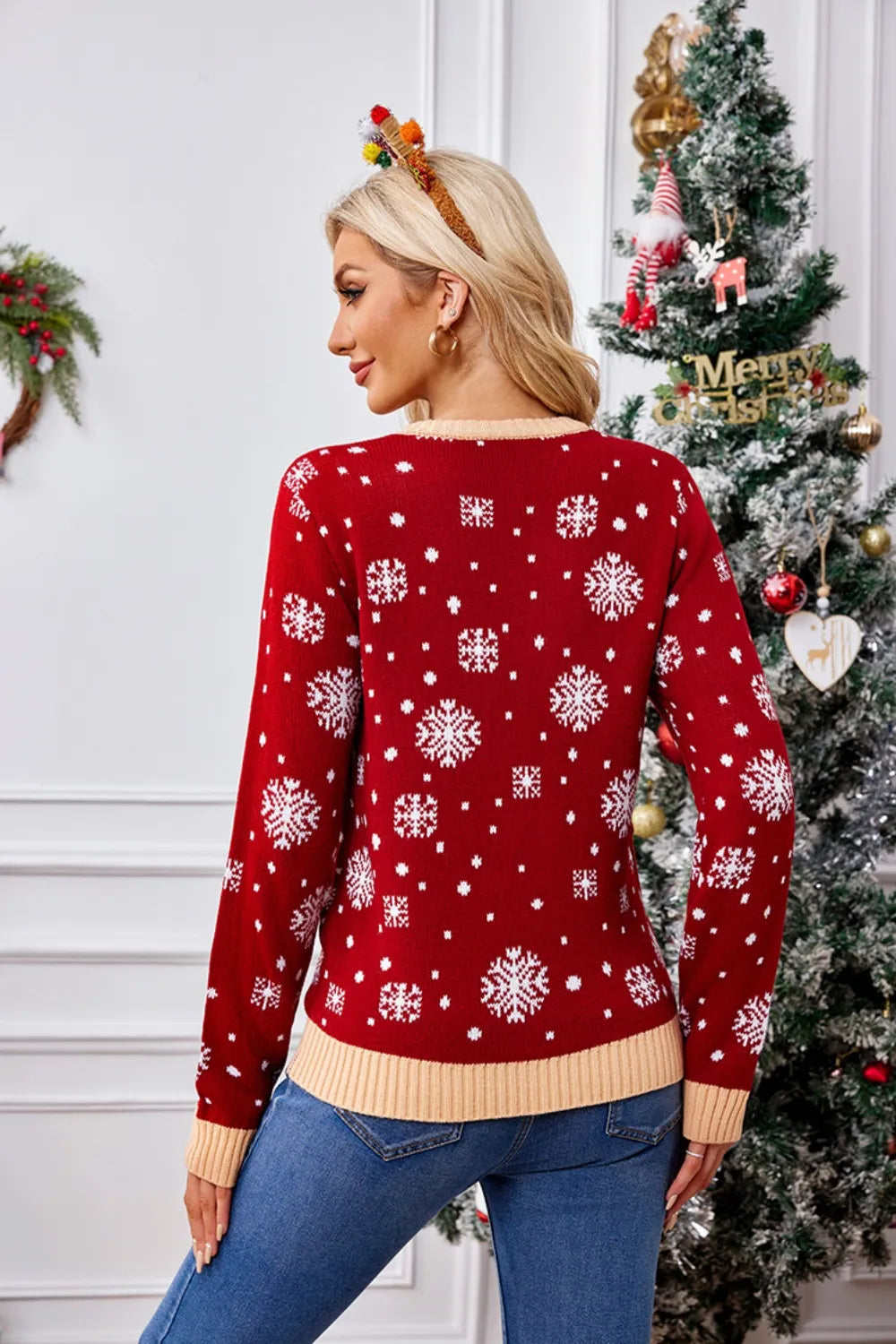 Kersttrui Met Snowmies Print Leuke Kersttrui voor Kinderen