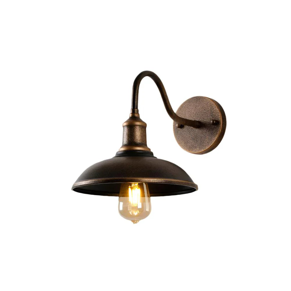 IJzeren Buitenwandlamp Waterdicht IP65 Komvorm - Velinix