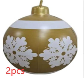 Kerstbal Buiten Decoratie 60cm Weerbestendig PVC