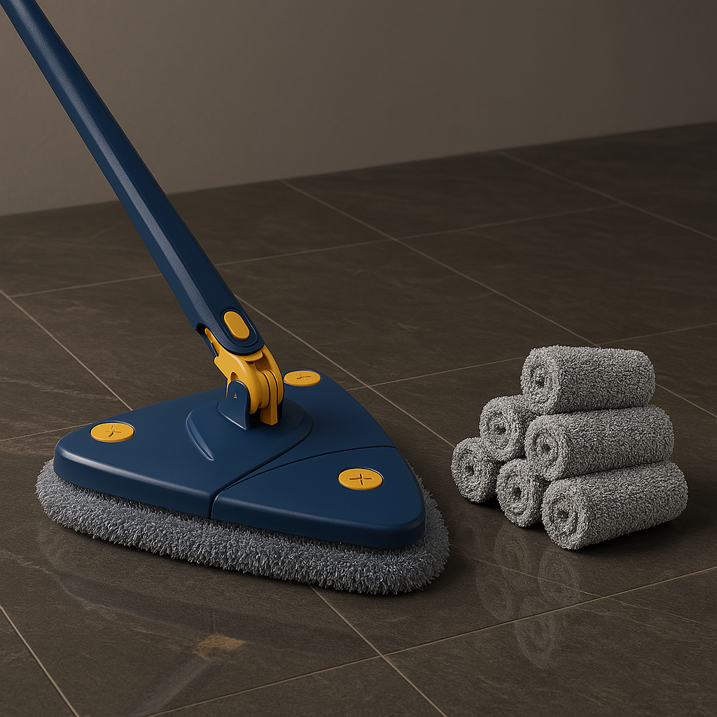 Mop met 360° Rotatie - Gemakkelijk en Efficiënt Schoonmaken - Velinix