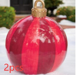 Kerstbal Buiten Decoratie 60cm Weerbestendig PVC