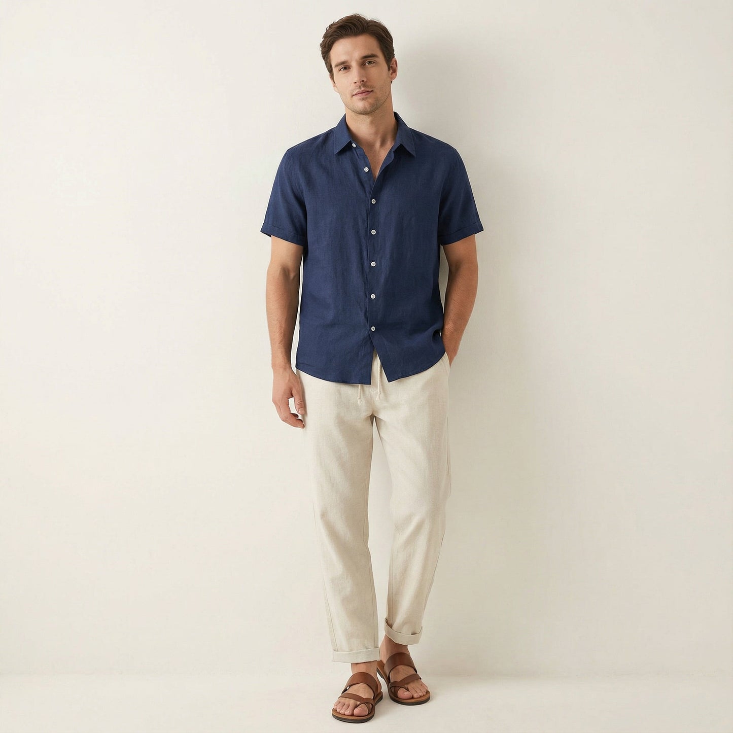 Linnen Zomerset - Luchtige Broek en Overhemd Comfortabel