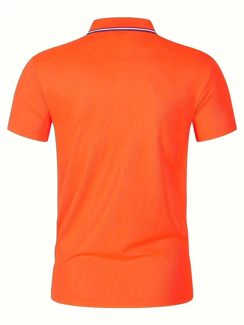 OranjePolo™ – Heren Poloshirt Ademend en Sneldrogend voor Comfortabele Dagen-2