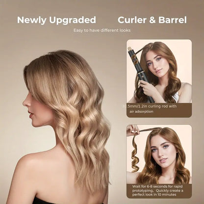 Haarstyling Set 5-in-1 Föhn Krultang Steilborstel Compleet