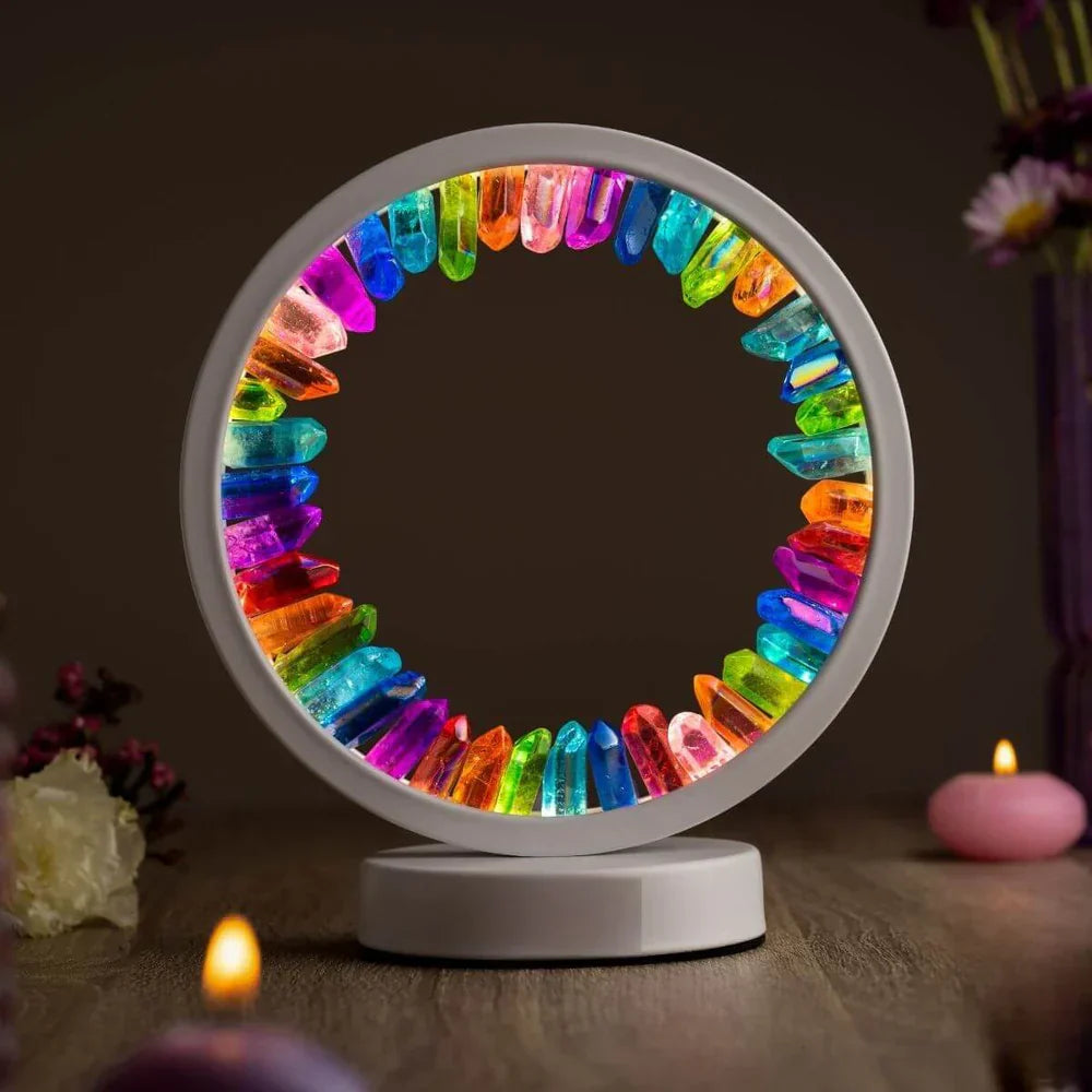 Kwarts Kristal Lamp Regenboog Effect Energiebalans
