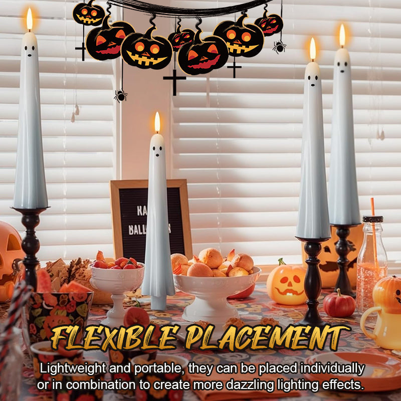 Spooklicht Kaars met Vlam Afstandsbediening 3D Effect