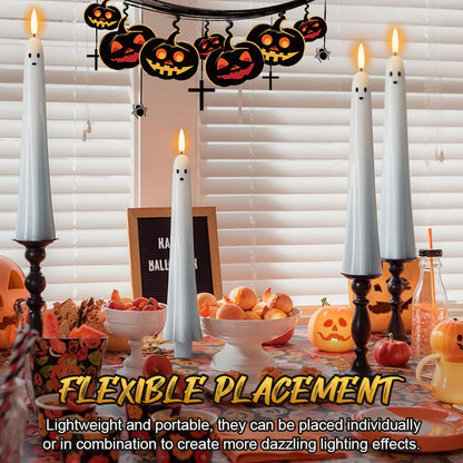 Spooklicht Kaars met Vlam Afstandsbediening 3D Effect