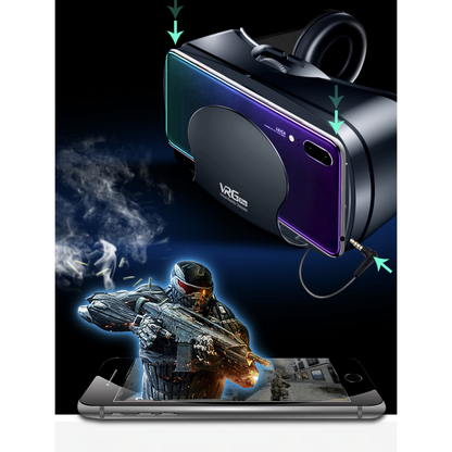 VR Bril Met Geïntegreerde Headset voor iPhone en Android