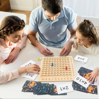 Montessori Rekenhulp: Vermenigvuldigen en Optellen voor Kinderen