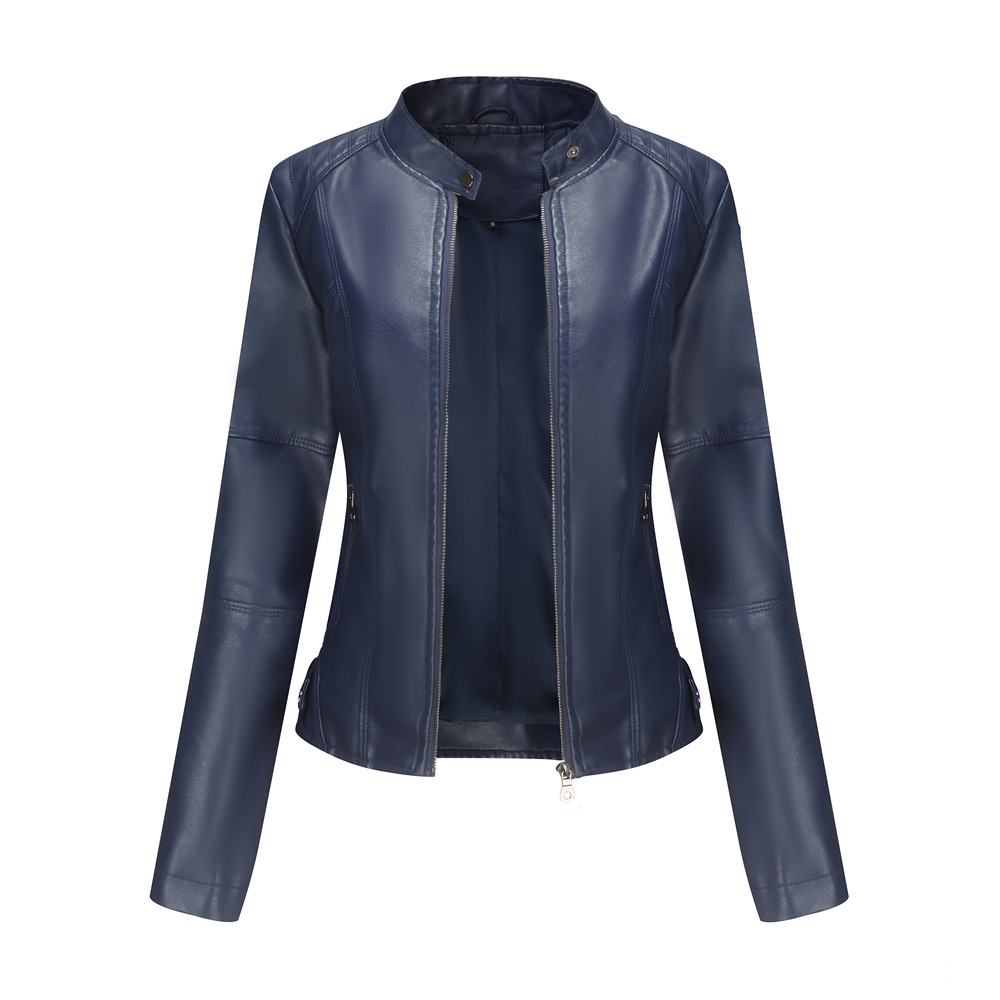 Leren Motorjack Dames Slank en Stijlvol