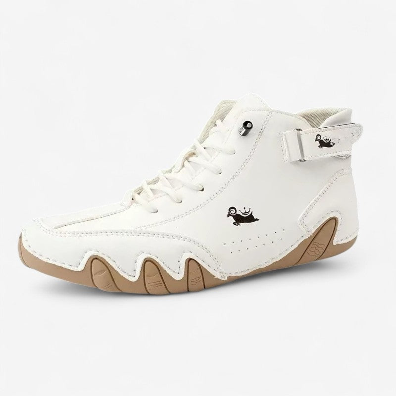 Stadsneakers voor Mannen - PU Sneakers met Ronde Neuzen en Antislipzool
