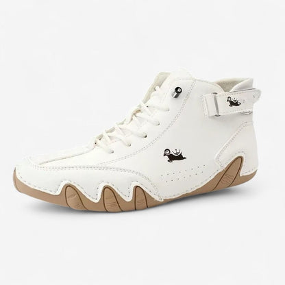 Stadsneakers voor Mannen - PU Sneakers met Ronde Neuzen en Antislipzool