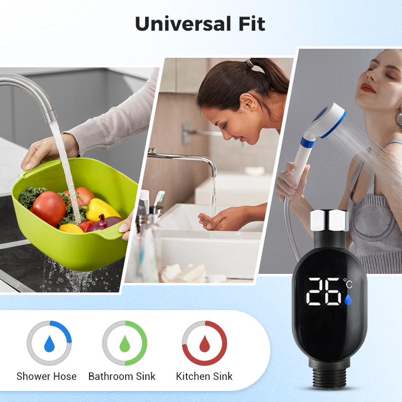 Douchethermometer Waterthermometer voor Veilig Douchen