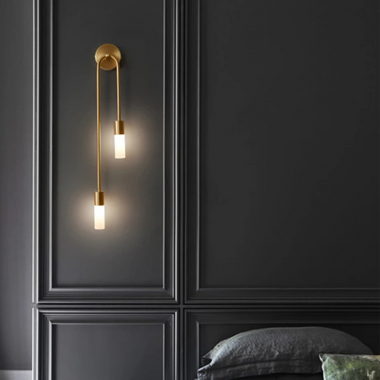 Goudkleurige Wandlamp Modern Design Dimbaar