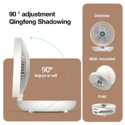 Draagbare Ventilator AeroLux Opvouwbaar en Stil