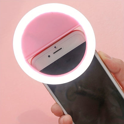 LED Selfie Ringlamp Oplaadbaar voor Make-up en Foto's