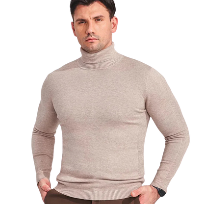 Dante™ – Heren Zwarte Coltrui van Kasjmier Blend voor Luxe Comfort-2