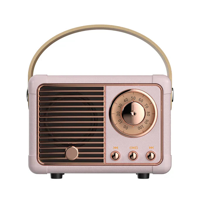 Bluetooth Speaker Retro Design Draadloos 2.0 Kanaals