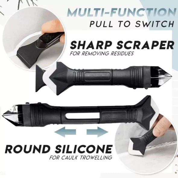 Siliconen Schraper Set 5-in-1 Multifunctioneel Gereedschap voor Afdichtingen
