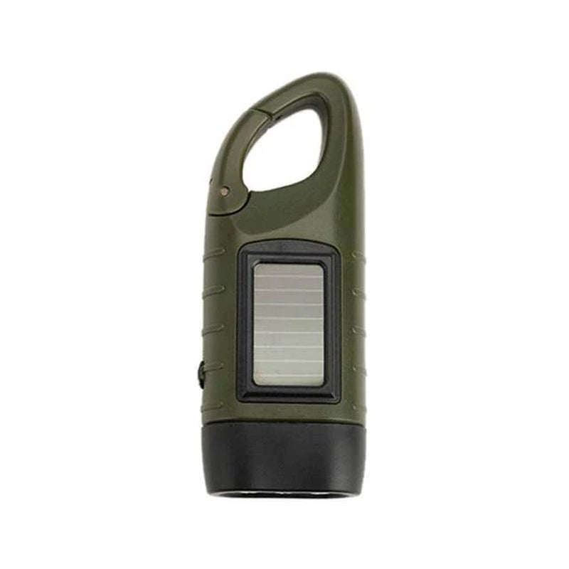 Waterproof Zaklamp Zonne-energie met Handmatige Oplading