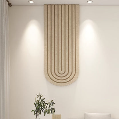 Grote Zelfklevende Prikbord van Polyester Vilt Gebogen Design
