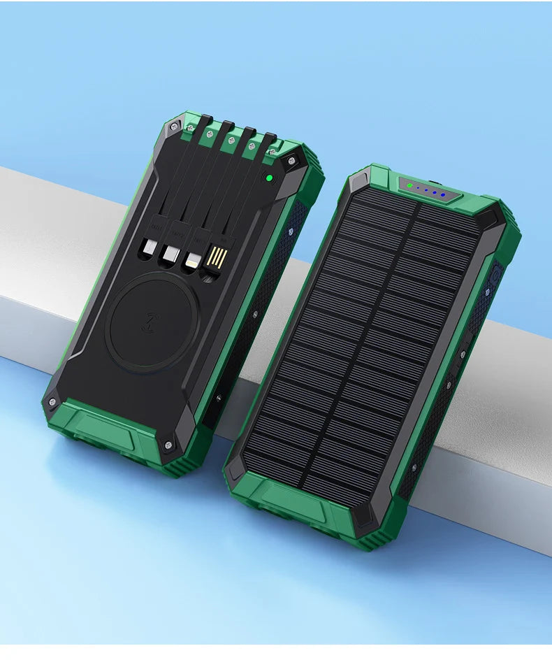 Draagbare PowerBank Zonne Energie Duurzaam Opladen