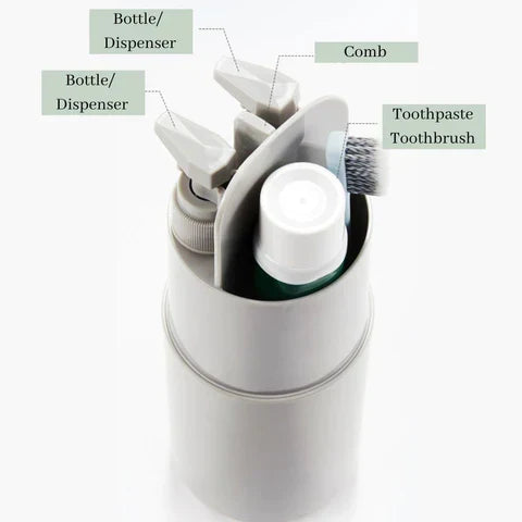 Reis Toilettas Set 8-in-1 voor Moeiteloze Organisatie