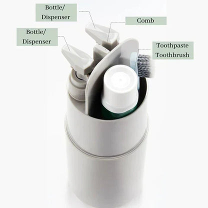 Reis Toilettas Set 8-in-1 voor Moeiteloze Organisatie